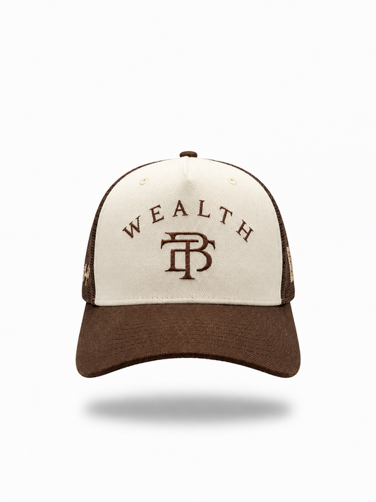 BONÉ THE BROW WEALTH BRANCO/MARROM - UN