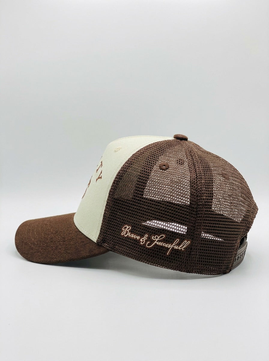 BONÉ THE BROW WEALTH BRANCO/MARROM - UN