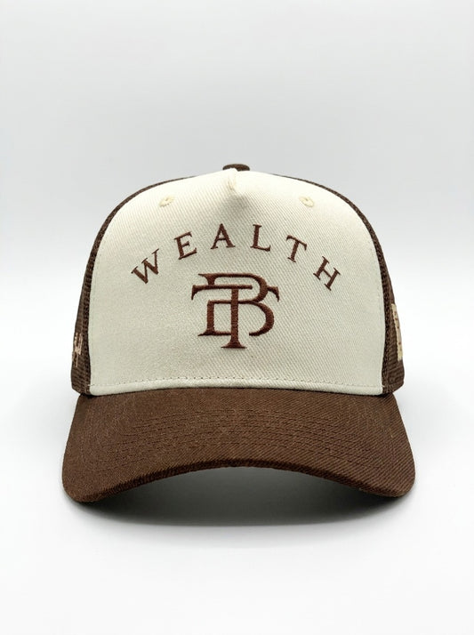 BONÉ THE BROW WEALTH BRANCO/MARROM - UN