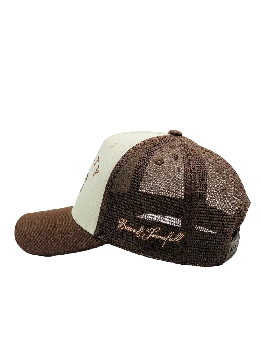 BONÉ THE BROW WEALTH BRANCO/MARROM - UN