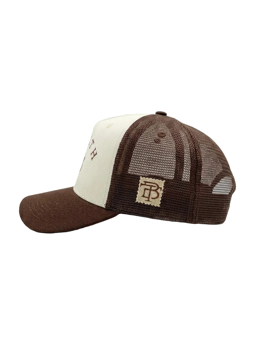 BONÉ THE BROW WEALTH BRANCO/MARROM - UN
