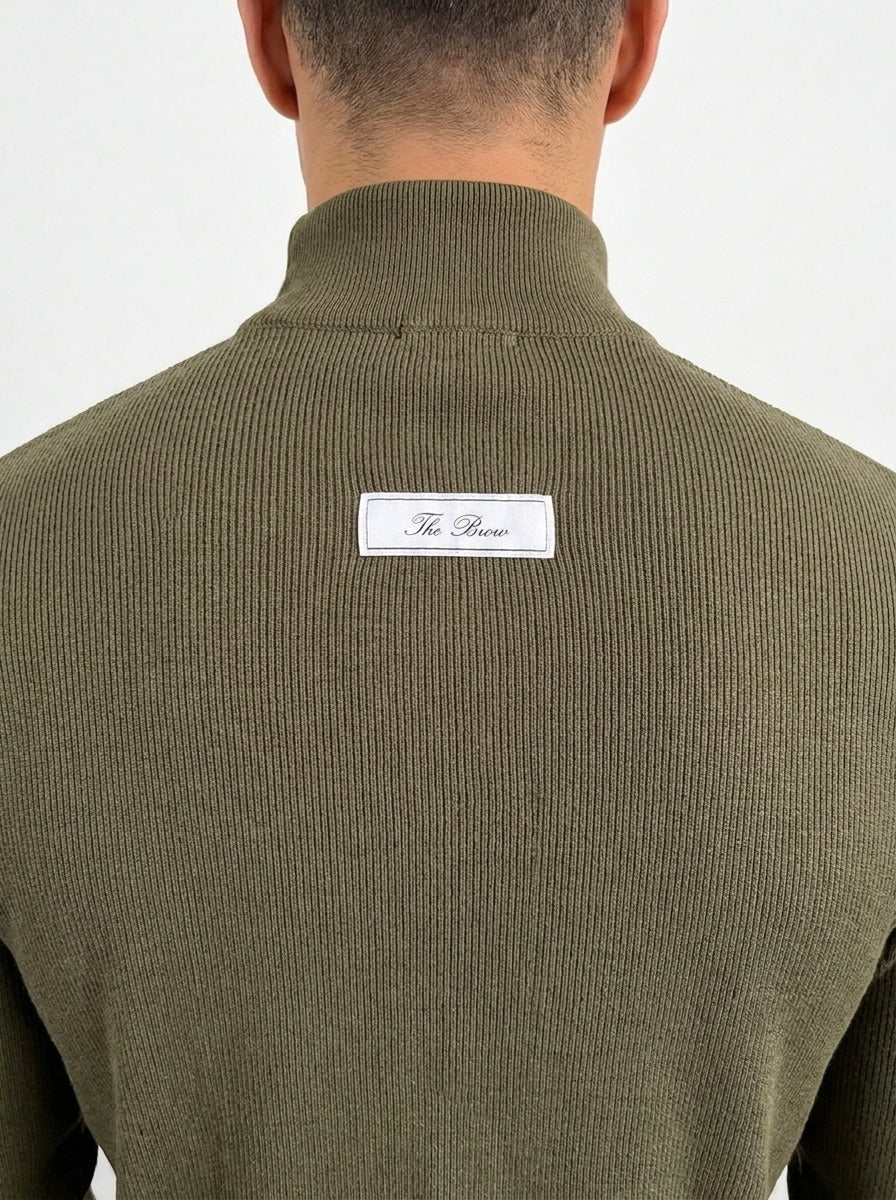 SUÉTER ZIP-NECK THE BROW