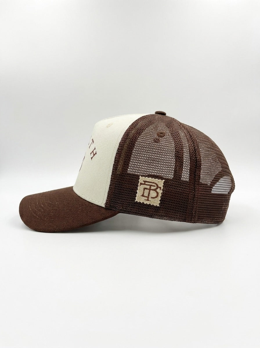BONÉ THE BROW WEALTH BRANCO/MARROM - UN
