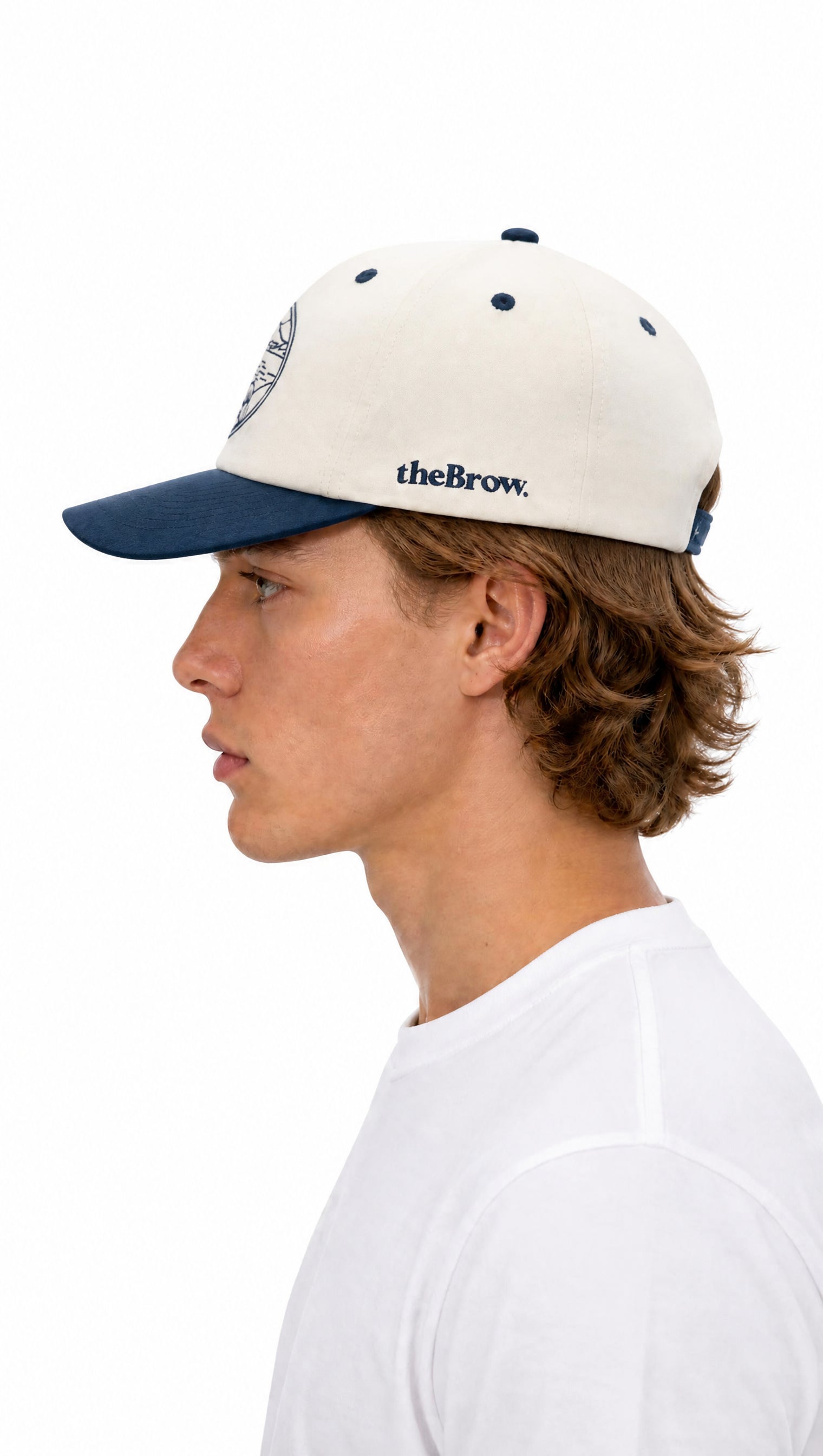 BONÉ THE BROW BE BRAVE OFF/MARINHO UN