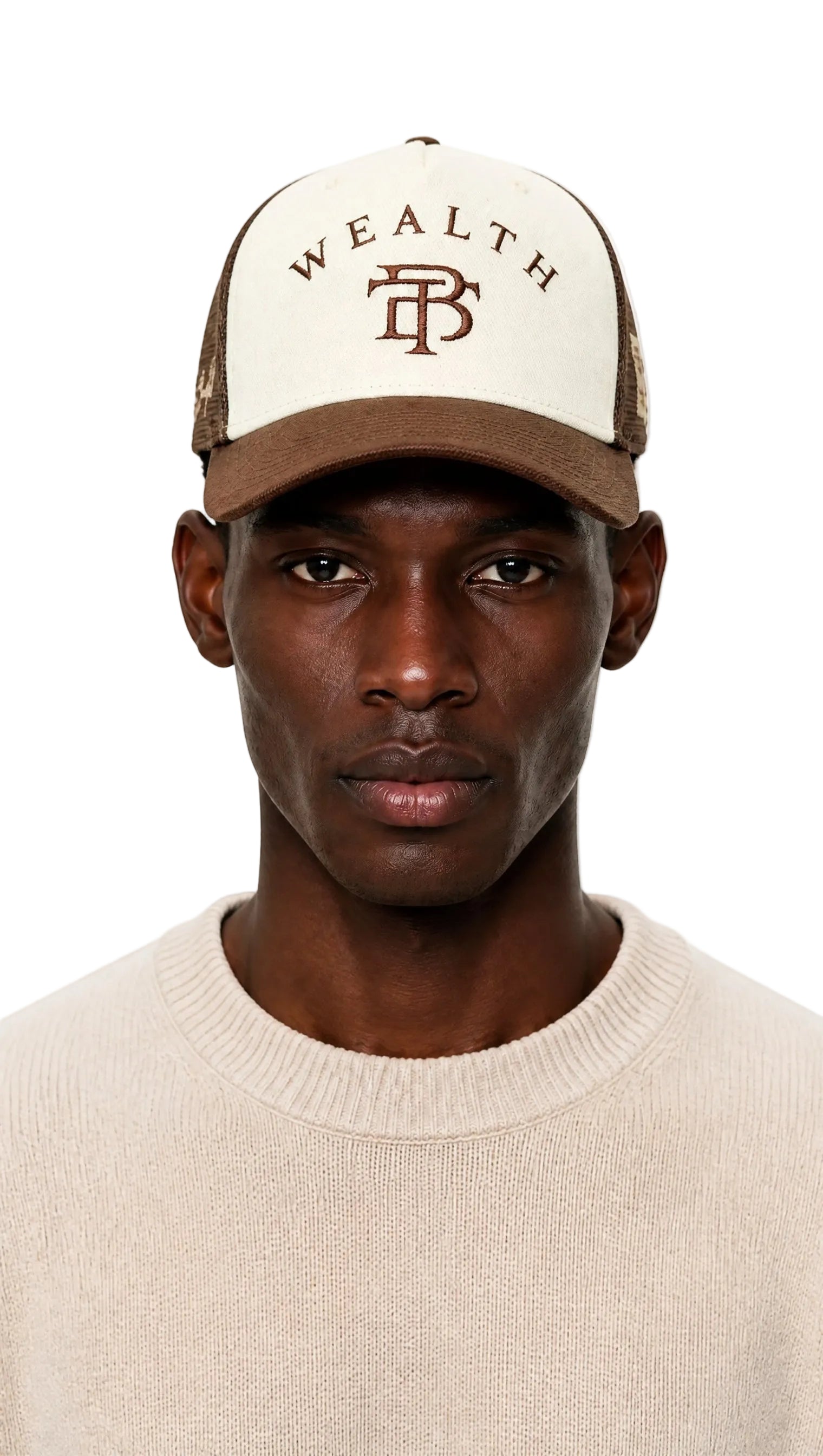BONÉ THE BROW WEALTH BRANCO/MARROM - UN